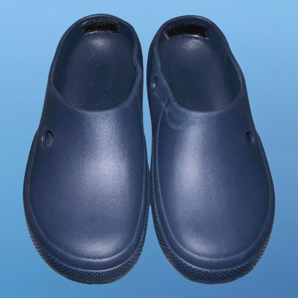 Unisex Crocs Medical Clog Navy No Strap Slip On Design Size M6 W8